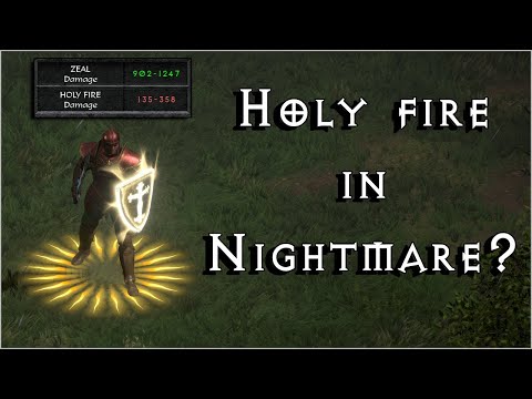 Can Holy Fire Carry Me Through Nightmare? | No Stats D2R HC 1 to Hell