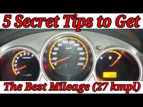 Wanna Get 27 Kmpl Mileage ! 5 Tips to Improve Your Fuel Efficiency Video