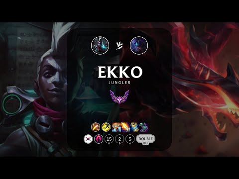 Ekko Jungle vs Rek'Sai - KR Master Patch 13.12