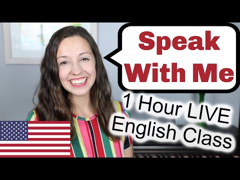 Speak With Me: 1 Hour LIVE English Speaking Practice