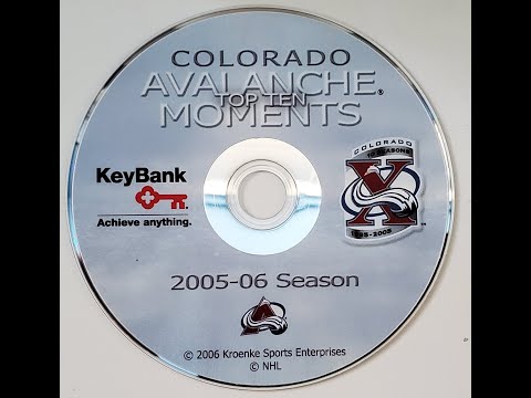 Colorado Avalanche Top Ten Moments - 2005-06 Season KeyBank promo CD