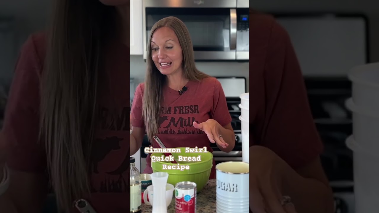 Cinnamon Swirl Quick Bread Recipe #easyrecipe