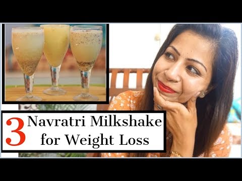 3 Weight Loss Milkshake Recipes for Navratri | Summer Milkshakes for Weight Loss | Fat to Fab