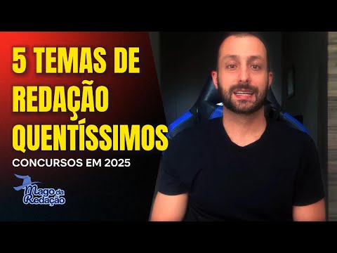 5 ESSAY TOPICS FOR COMPETITIONS - 2025 | Prof. Raphael Reis