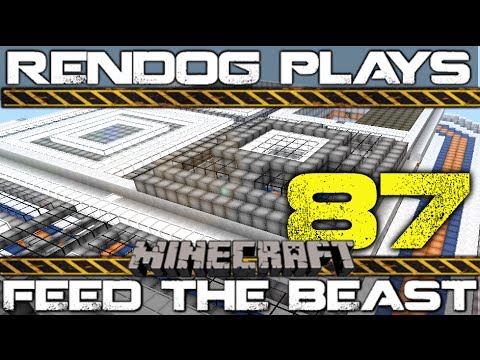 [S1E87] Let's Play Minecraft FTB - Power Control Room Roof!