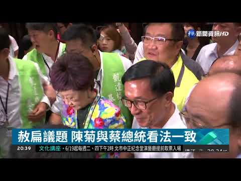 扁案審理中 陳菊稱沒有特赦問題