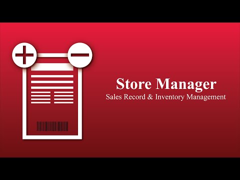 Store Manager: stock and sales Video