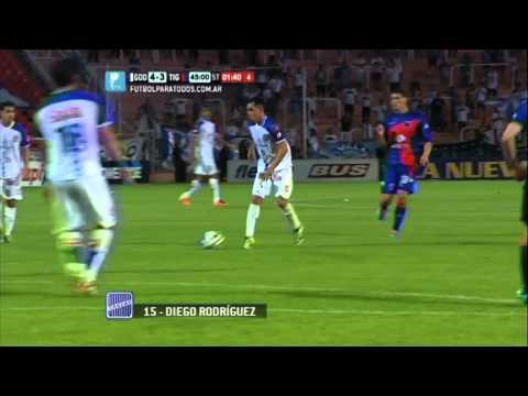 Gol de Rodríguez. Godoy Cruz 4 - Tigre 3. Fecha 8. Primera División 2014. FPT