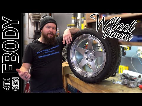 My wheel specs for a 4th gen Camaro Fbody // Aggressive offset // Fender rolling//Camaro Build Ep2