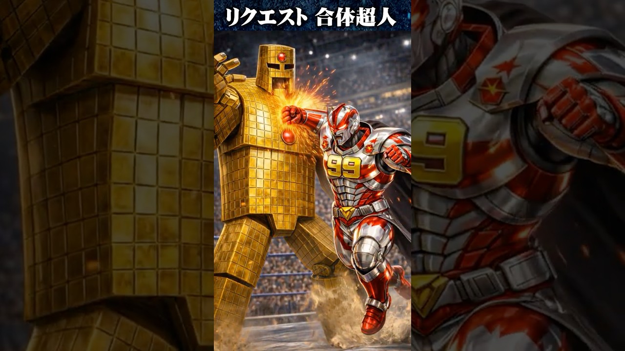 リクエスト合体超人Part13 #合体 #キン肉マン #anime  #実写化 #撮影