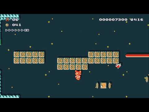 Story Mode 12 ~ Tunnel to the Dark Side of the Moon for Mischievous Mole - Super Mario Maker 2 1bt