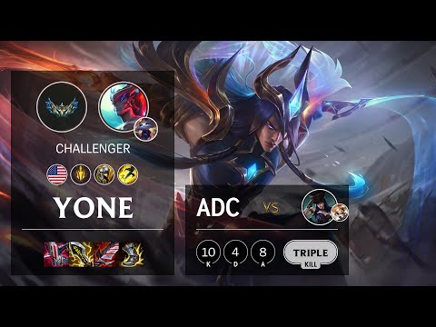 Yone ADC vs Caitlyn - NA Challenger Patch 12.4