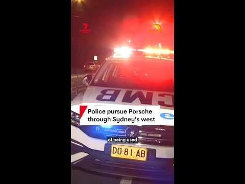 Teenage boy arrested after Porsche pursuit ends in crash in Western Sydney