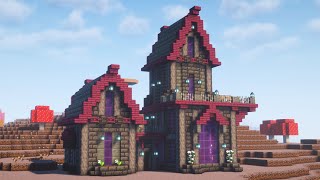 How to build Dark House - Minecraft Tutorial