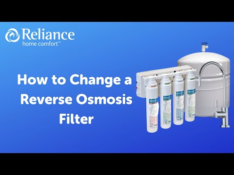 How to change your Reverse Osmosis Filter
