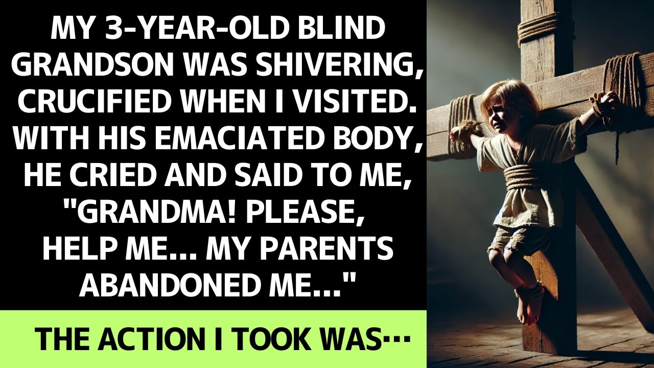 My grandson was left crucified in the house. "Grandma! Please, help me... My parents abandoned me."