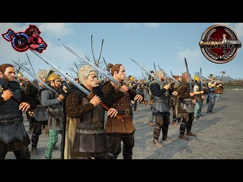Brutal Battle Between The Scottish And Irish! Total War Rome 2 DEI Mod