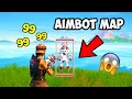 this fortnite map gives you aimbot... 😳