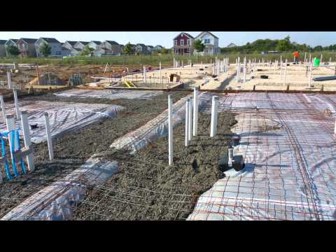 200 cubic yards floor pour