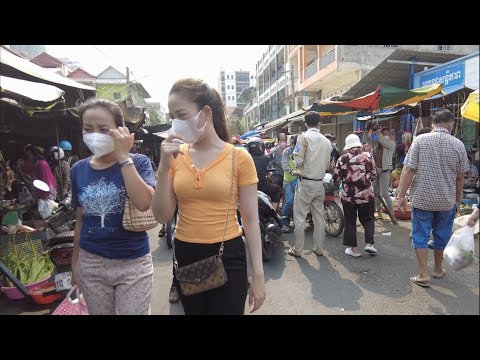 Morning market scene at Samaki market food | life in market
