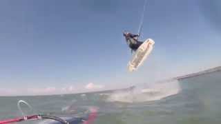 Kiteboarders Kickin' It at Montana Beach