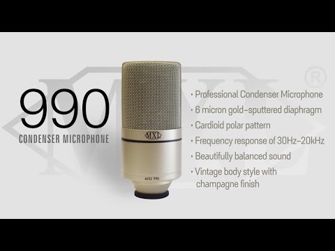 MXL 990 World Renown Vocal Condenser Microphone with Shock Mount and Case image 17
