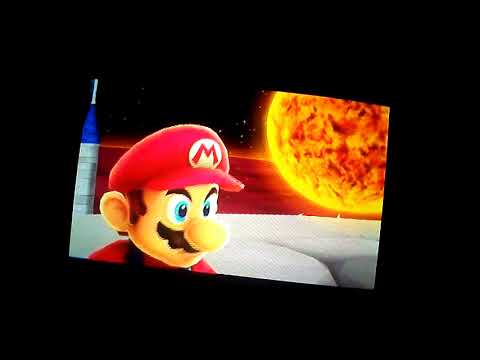 Super Mario Galaxy, All Grand star BOSS BATTLES. No end credits.