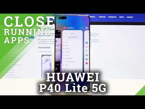 How to Close Running Apps in Huawei P40 Lite 5G - Access Background Apps