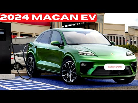 NEW 2024 porsche macan ev range - first look with new feature!