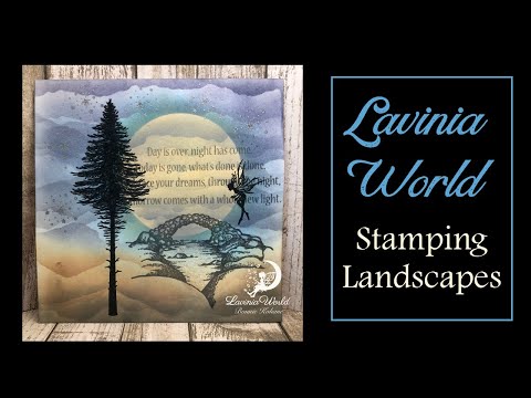 Lavinia World - Stamping Landscapes - Lavinia Stamp - Fairy Bridge LAV177