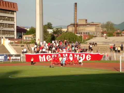 Radnicki Zupa pevanje sa igracima