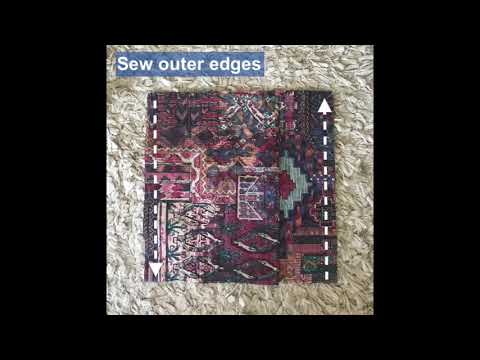 Virtual LCS - Eco Village - How to make a cushion cover from old fabric with Veolia