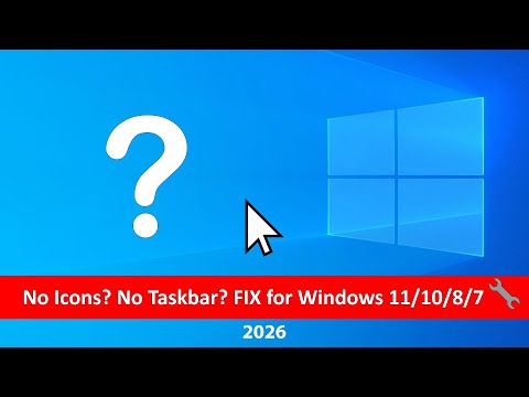 Fix: Windows 7, 8, 10, 11 Boots Without Desktop Icons or Taskbar – Explorer.exe Not Starting