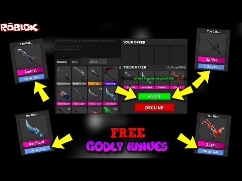 How To Get Free Godlys In Mm2 2019 - free xmas godly knife roblox murder mystery 2