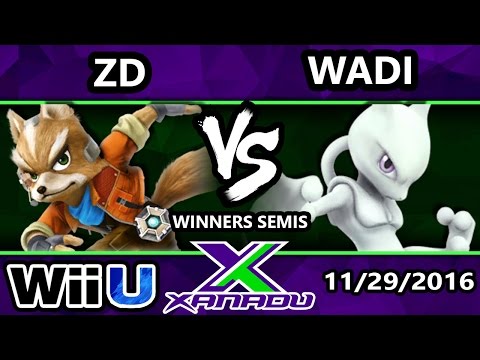 S@X 178 - ZD (Fox) Vs. SS | Wadi (Mewtwo) - SSB4 Winners Semis - Smash for Wii U - Smash 4