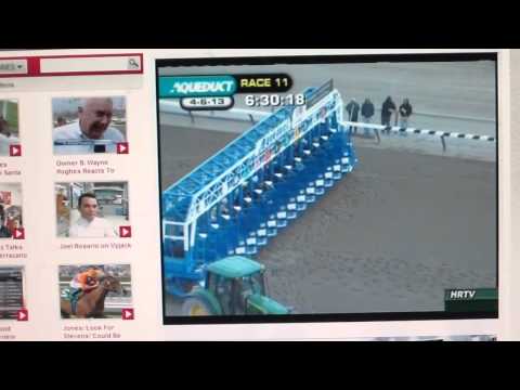 2013 Wood Memorial Verrazano wins with John Velazquez