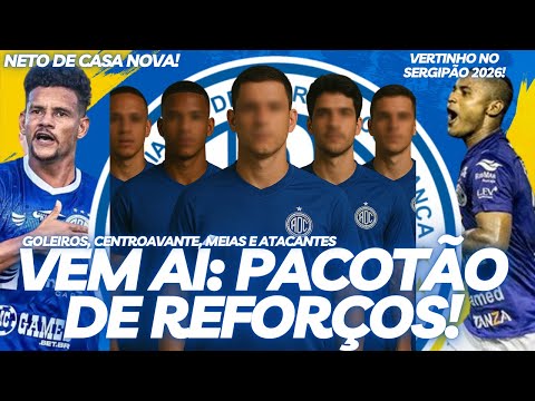 Confiança 2026: Pacotão de Reforços ENGATILHADO e Tabela do Sergipano Revelada!