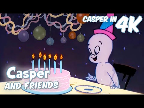 Casper’s Birthday Surprise ???? | Casper and Friends in 4K | 1.5 Hour Compilation | Cartoon for Kids