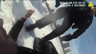 Chicago Police rescue man from icy Lake Michigan