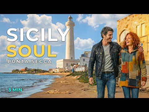 Sicily Soul - Punta Secca Lighthouse 4K 🌅 Mediterranean Chillout (Short Session)