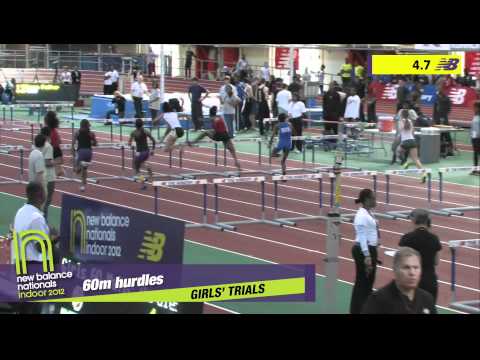 Girls 60m Hurdles Heat 6 - New Balance Indoor Nationals 2012