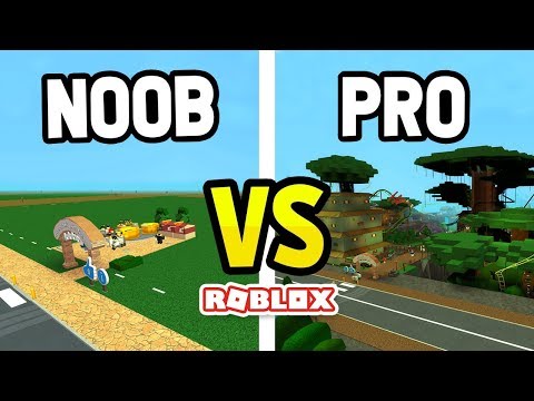 ROBLOX NOOB vs PRO in THEME PARK TYCOON