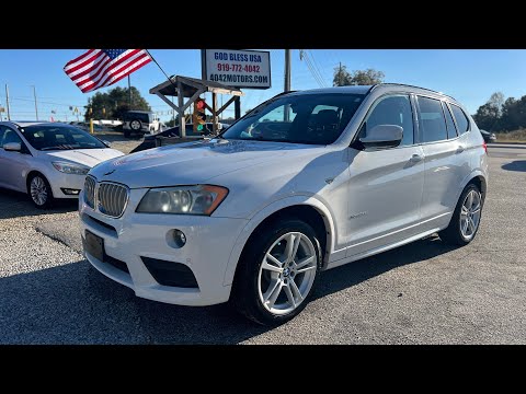 2014 BMW X3 xDrive35i – White M-Sport AWD SUV with Heated Leather & Panoramic Roof!