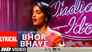 Bhor Bhaye Lyrical | Delhi 6 | AR Rahman - YouTube