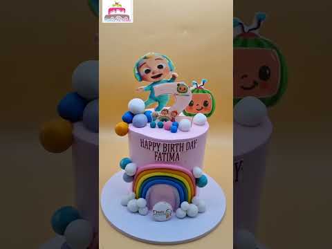 Cocomelon and Rainbow Cake Cake Decorating