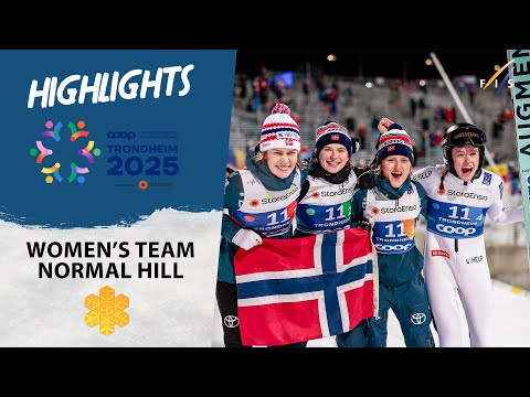 Norway storm to Women's Normal Hill  World title | Trondheim 2025
