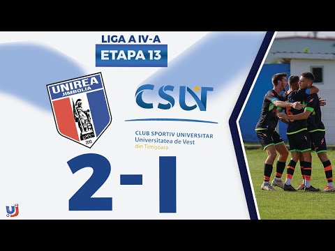 AFC Unirea Jimbolia - CSU Univ. de Vest din Timisoara (2-1), Liga lV, Etapa 13, 22.10.22, 4K60FPS