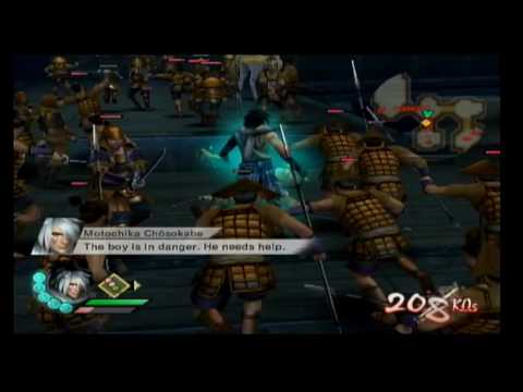 Samurai Warriors 3 - Motochika's Story 1 - Battle of Kizugawa