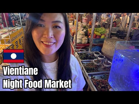 Vientiane Night Food Market 17.10.2025