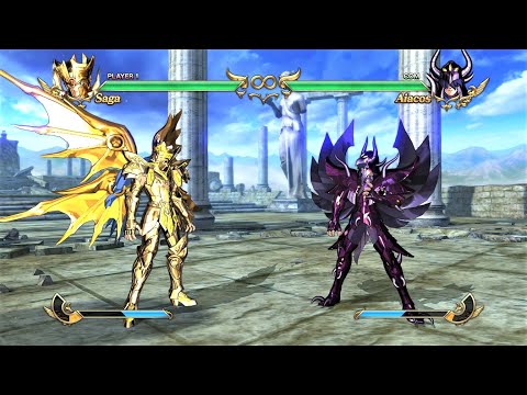 Gemini Saga God Cloth vs Garuda Aiacos (Hardest AI) - Saint Seiya: Soldiers' Soul